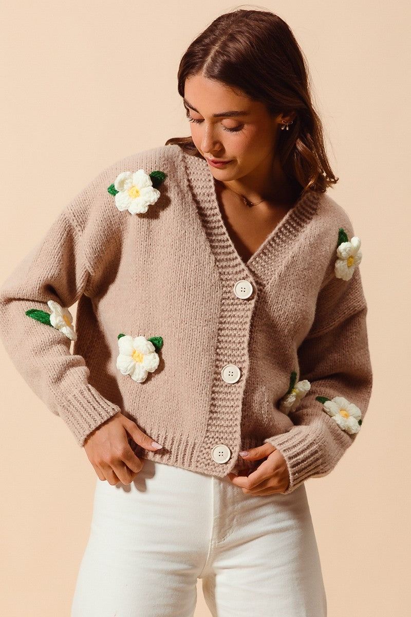 Flower Cardigan|5576