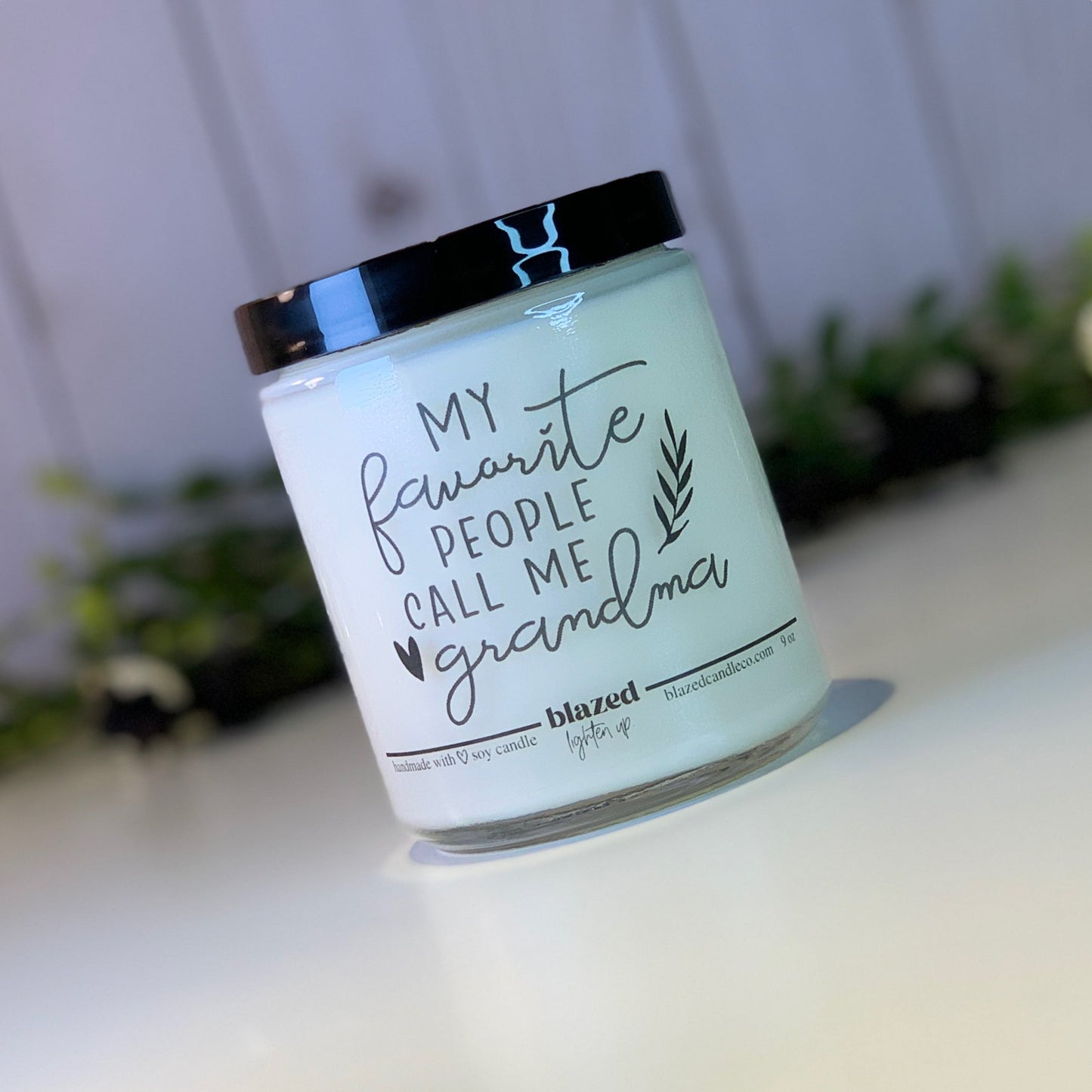 My Favorite People Call Me Grandma Candle