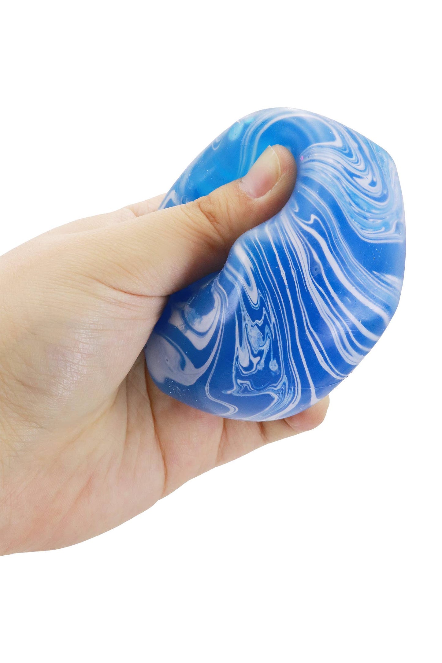 Marbled Cube Putty Filled Squishy - 12 Pcs