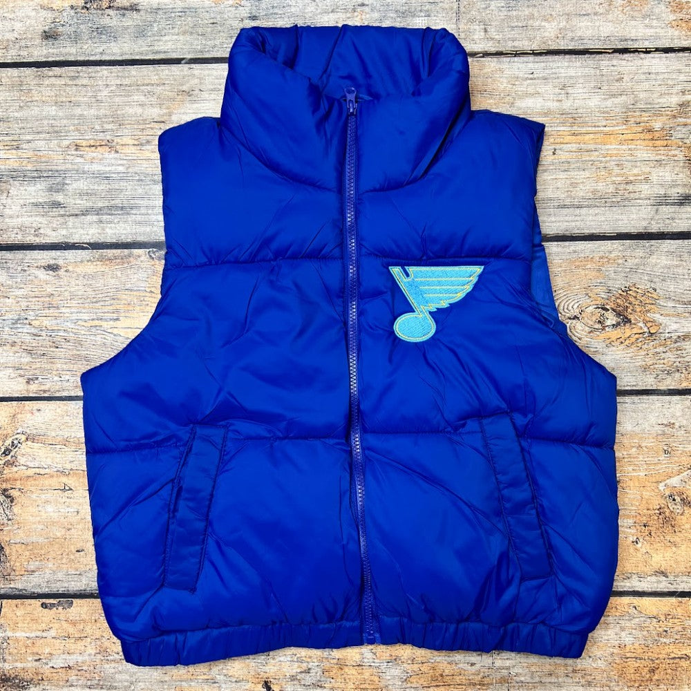 Blues Royal Puffer Vest|8102