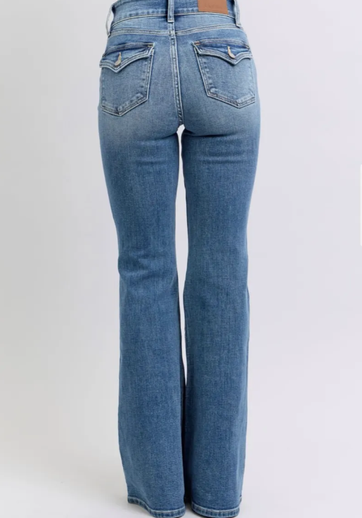 Judy Blue Flare Jeans|6808