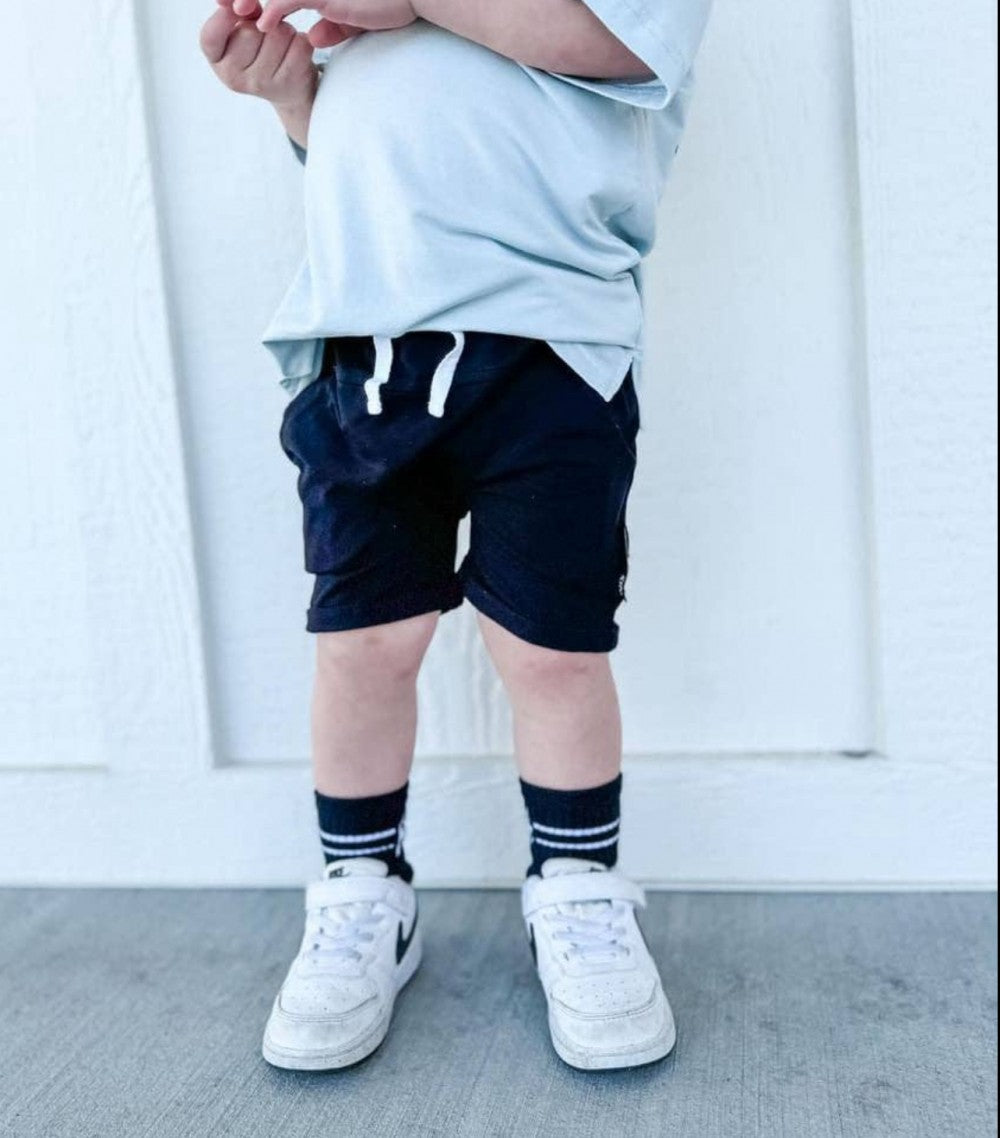 Eclipse kids- Bamboo Shorts - Midnight|5790