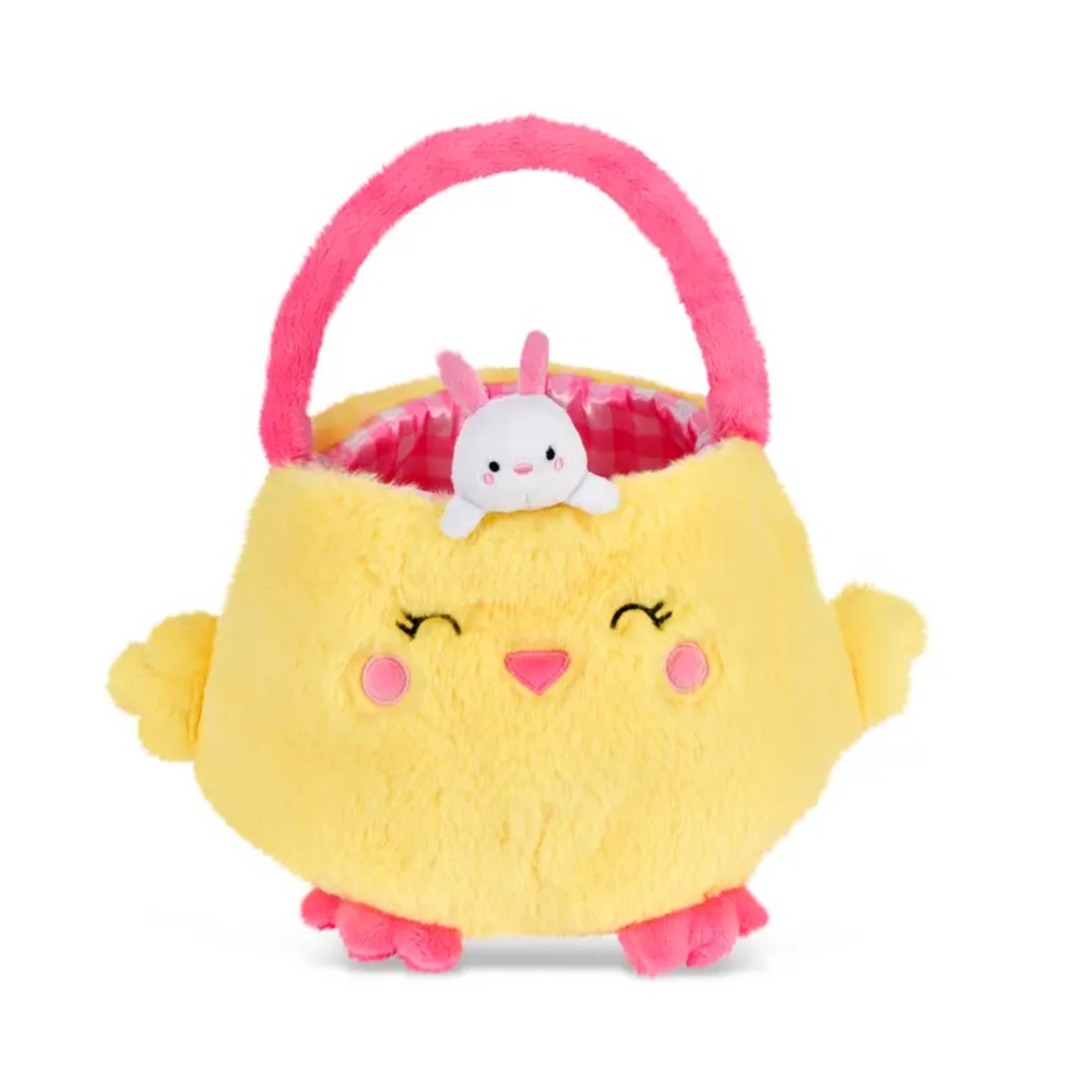 Hoppy Chick Basket Plush|5529