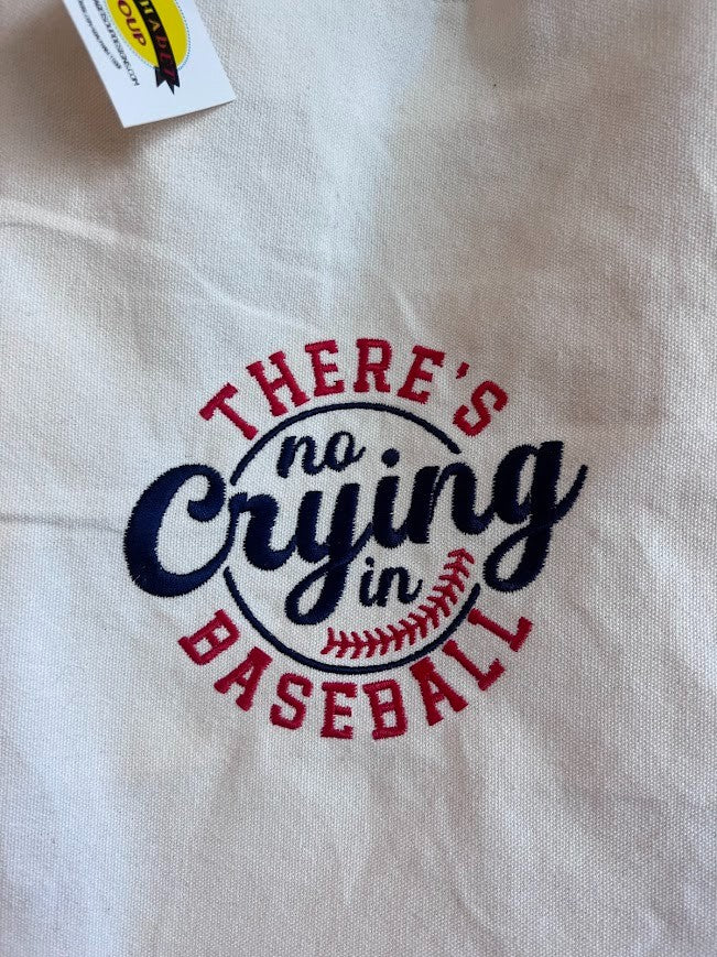 There's No Crying In Baseball Tote|9236
