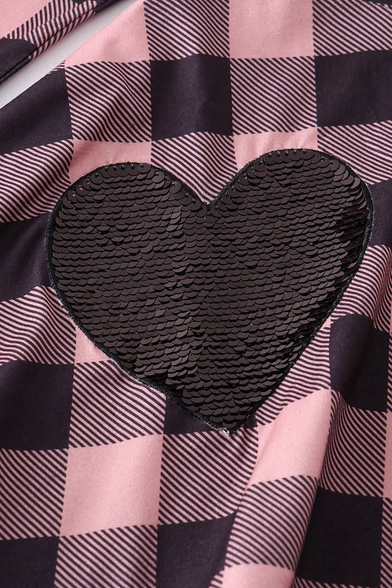 Checkered Twirl Dress|8602