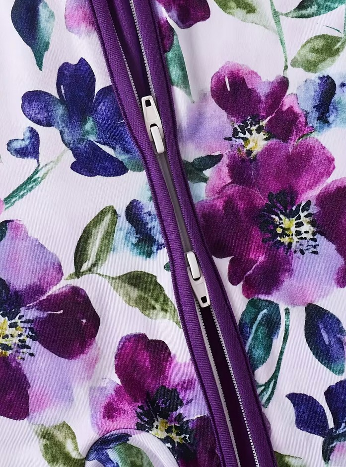 Purple Pansy Bamboo Sleeper|8818