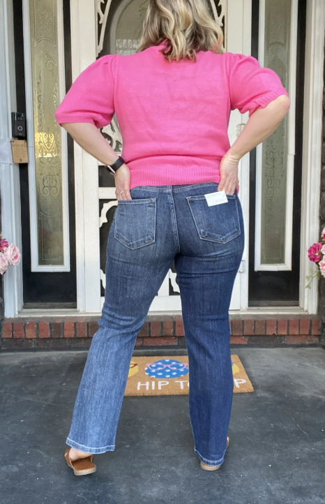 Risen High Rise Straight Jean|6816