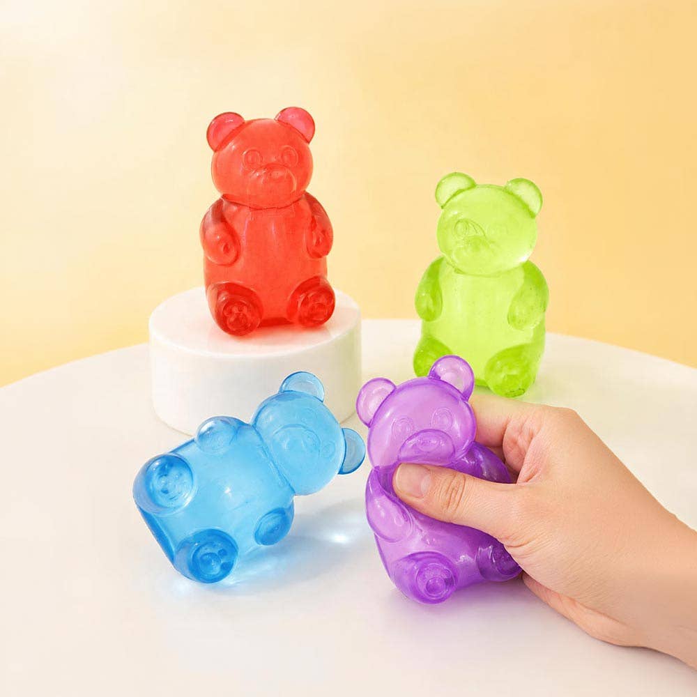 12PCS - Gummy Bear Squeeze Squishy Stress Relief Toy