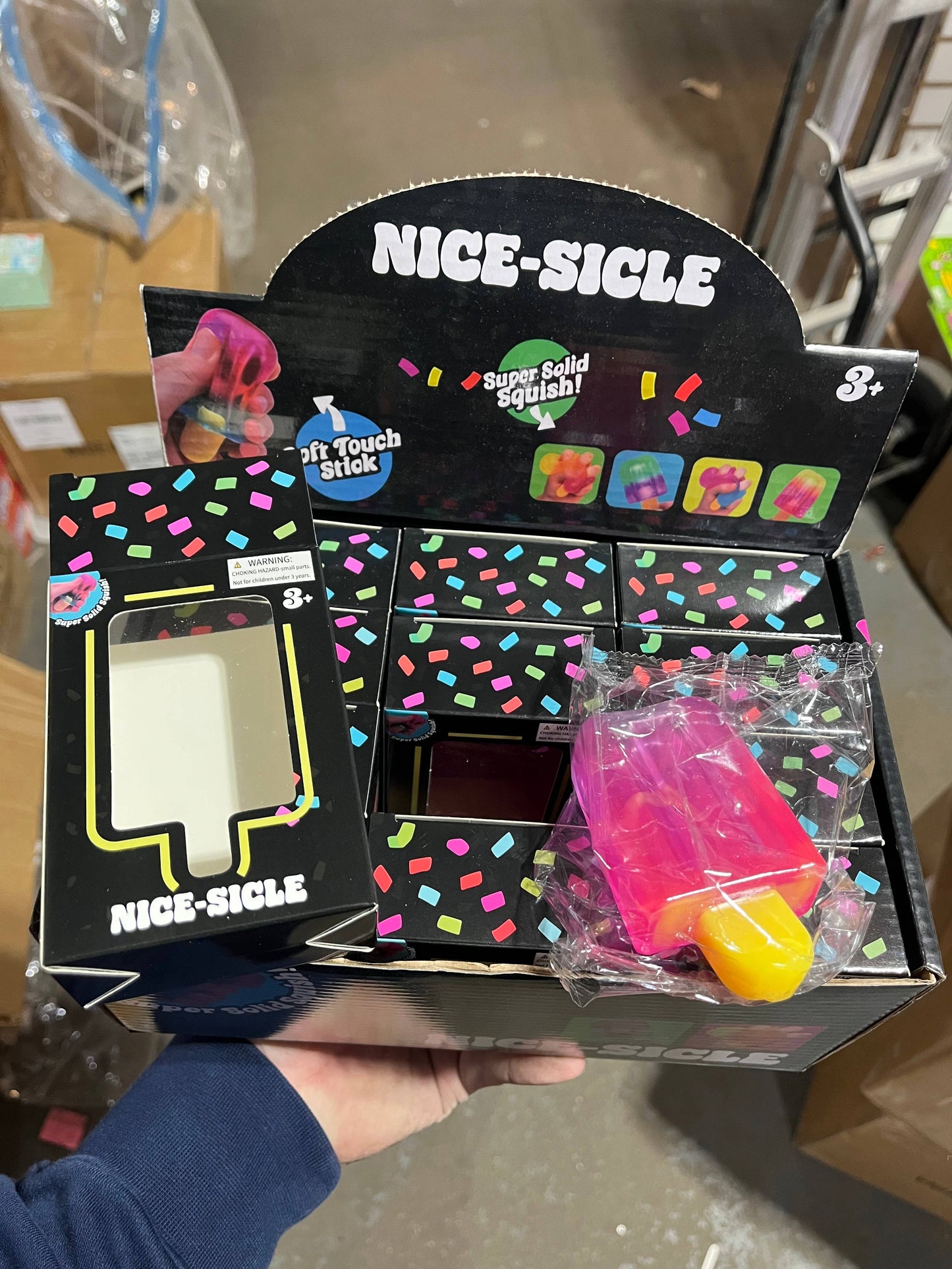HOT TRENDY Squishy Popsicle | Black Box Packed