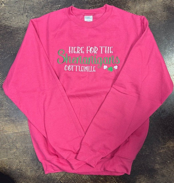 Here For the Shenanigans Crewneck|8593