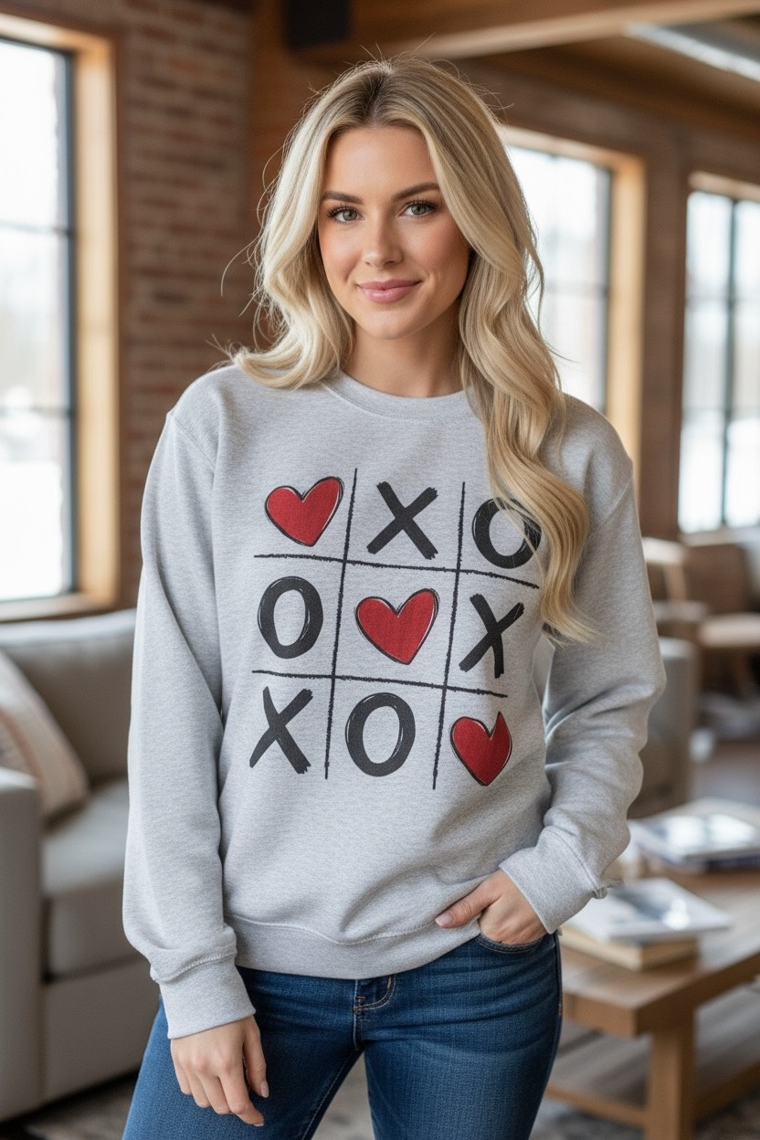XOXO Valentines Day Sweatshirt|8722