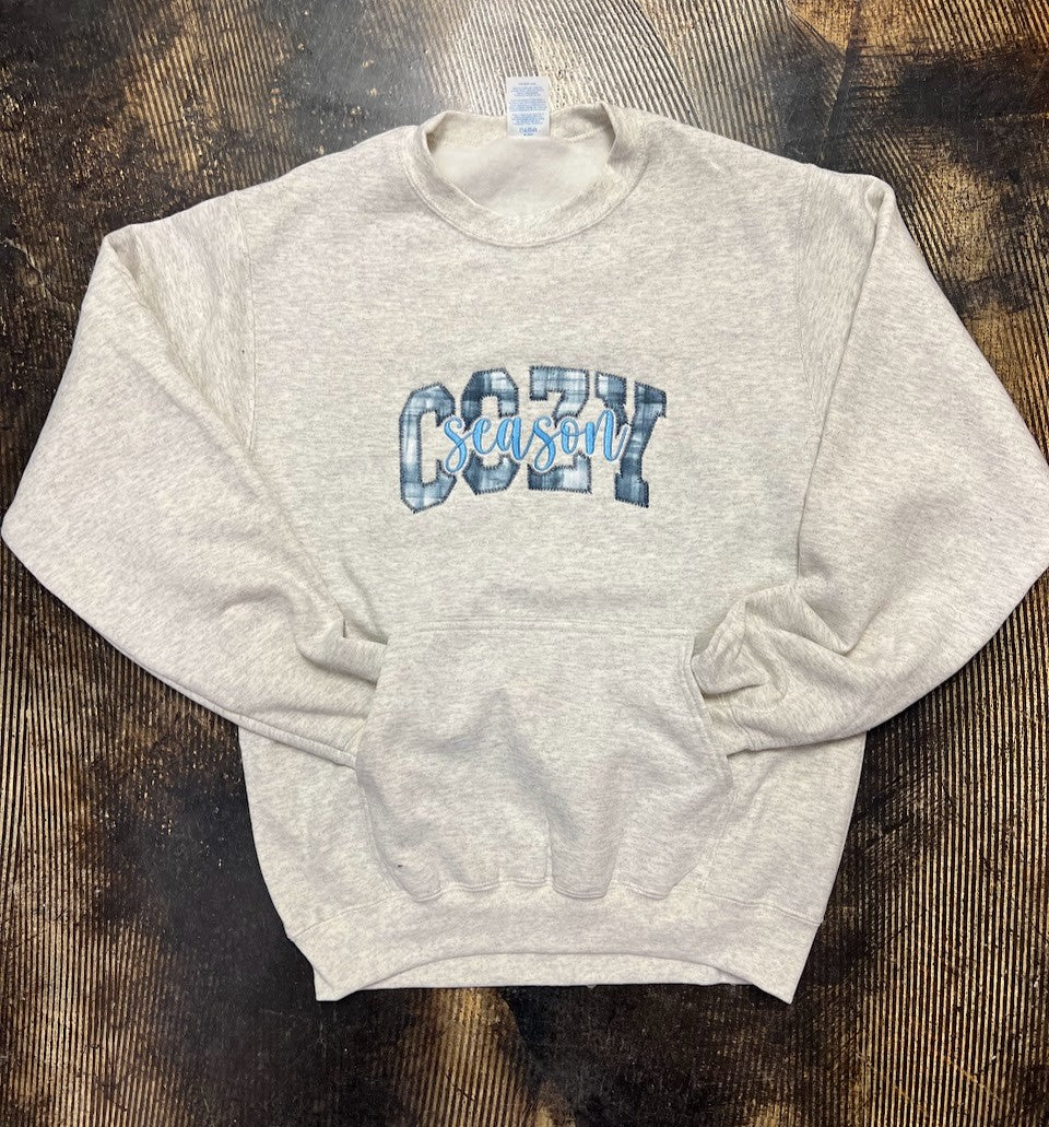 Cozy Season Hooded Crewneck|8127