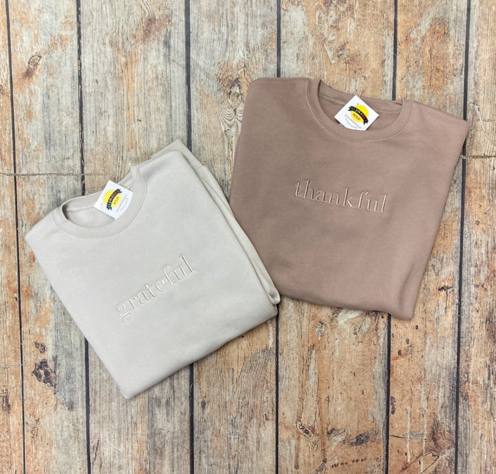 Simple Thankful Bella Canvas Sweatshirt|8119