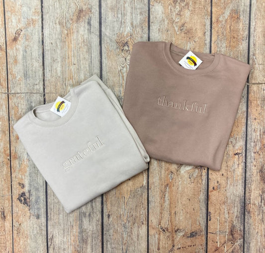 Simple Thankful Bella Canvas Sweatshirt|8119