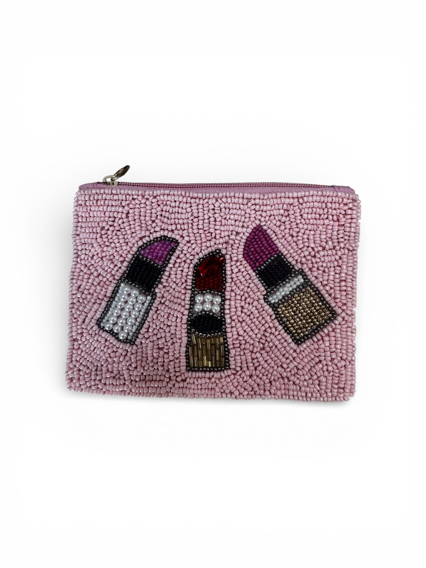Beaded Coin Purse-lipstick