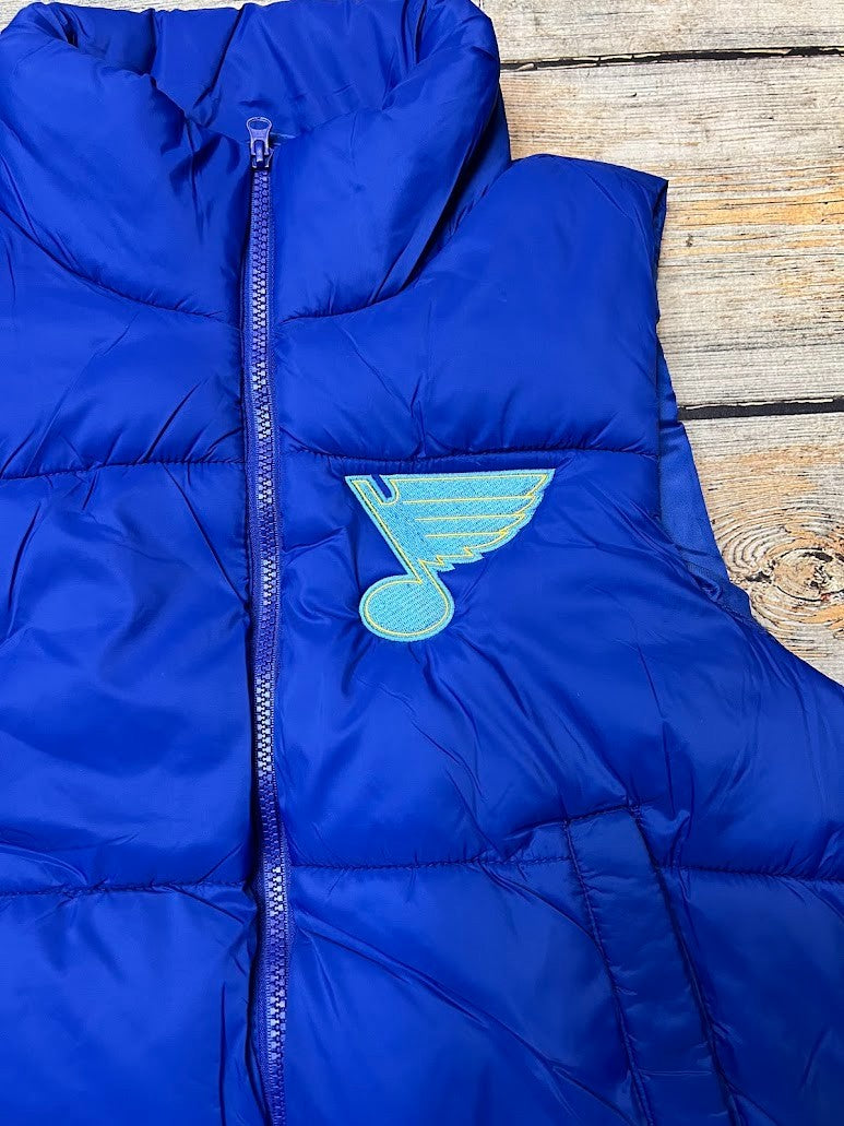 Blues Royal Puffer Vest|8100