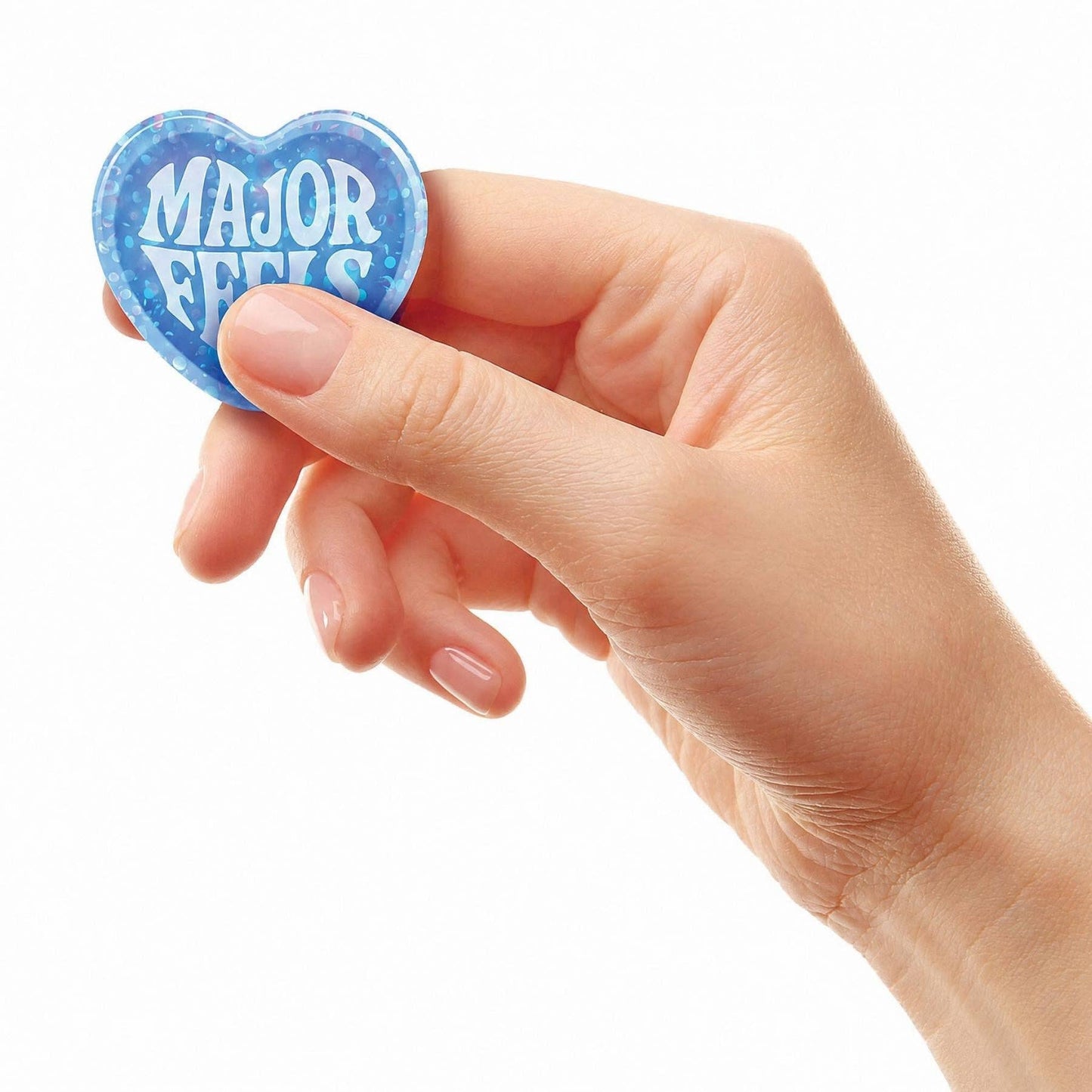 Glitter Heart Squishy Soft Stress Relief Toy Slow Rising