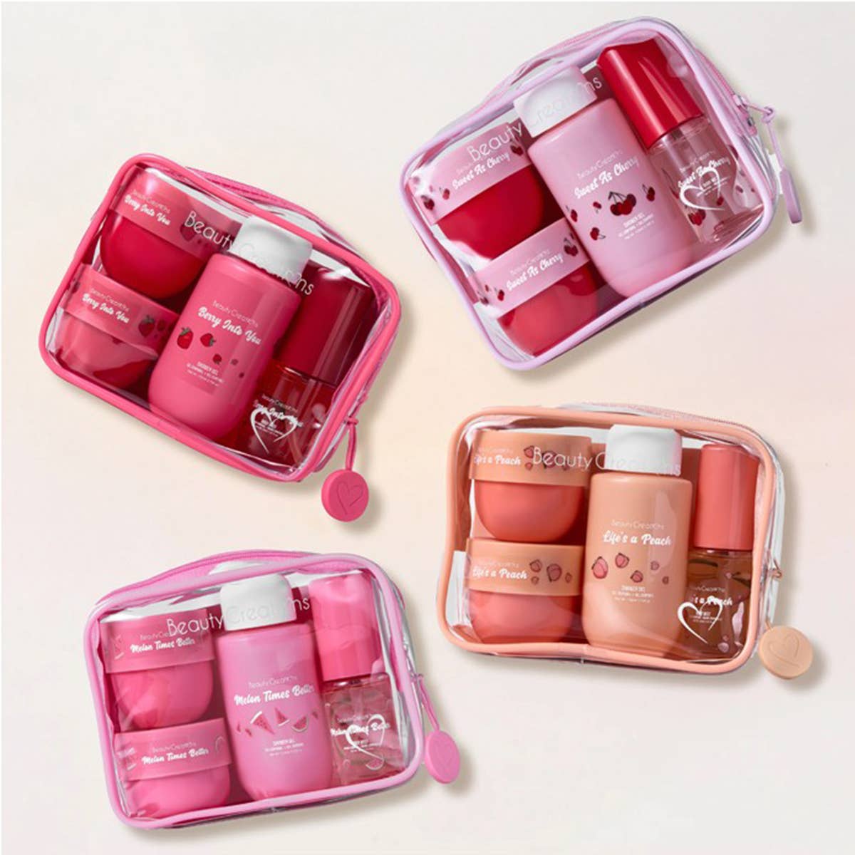 Beauty Creations SD-TB4 Watermelon Mini Body Care Kit - 3Set