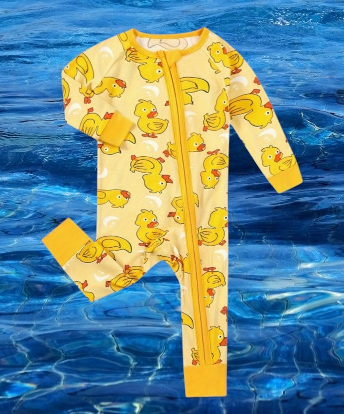 Rubber Ducky Bamboo Infant Sleeper|6014