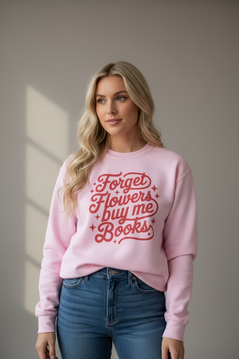 Flower Book Sweatshirt|8723