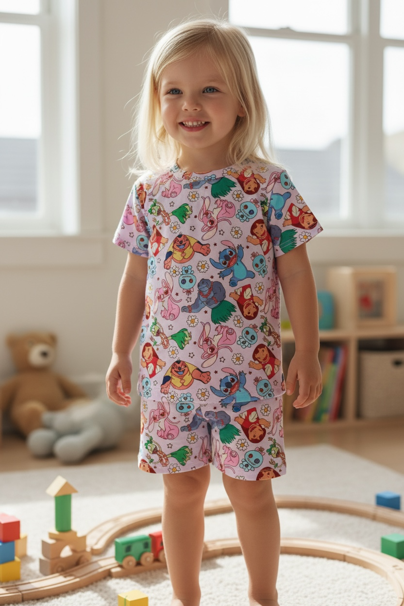 Pink Stitch Set|9063