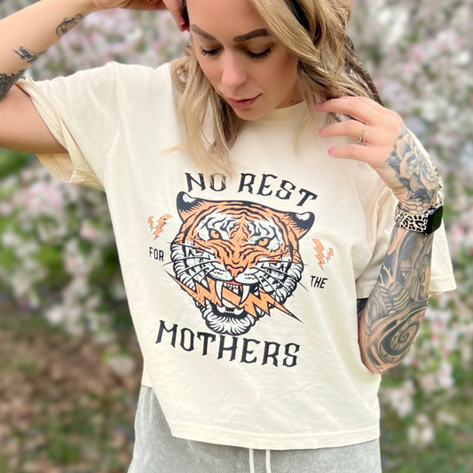 "No Rest For The Mothers" Boxy Tee