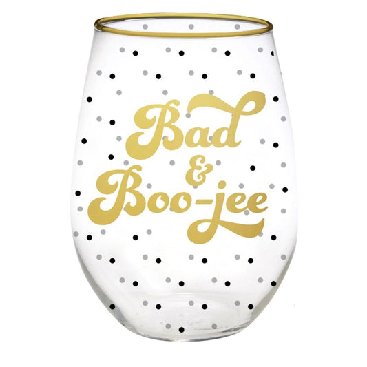 Bad & Boo-jee Stemless Wine Glass