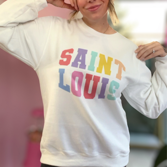 Saint Louis Pastel Pop Sweatshirt