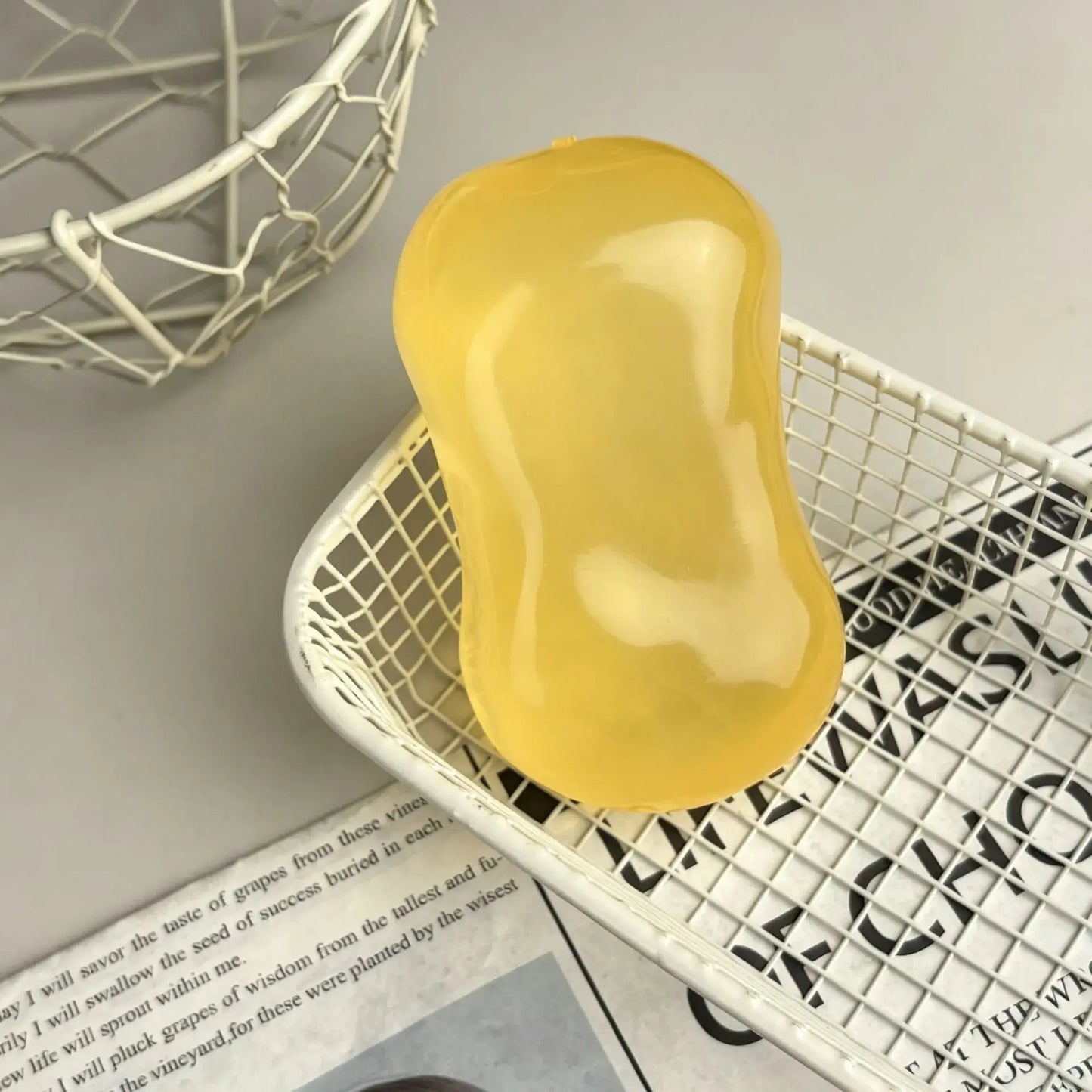 Moldable Transparent Coconut Oil Soap Squishy Stress Relief Toy