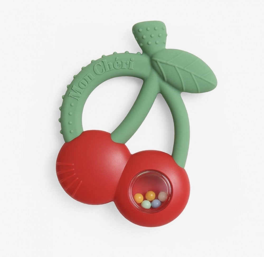 ITSY SHAKE CHERRIES TEETHER RATTLE|9354