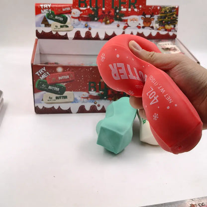 Christmas Crunchy Butter Bar ASMR Squishy Stress Toy