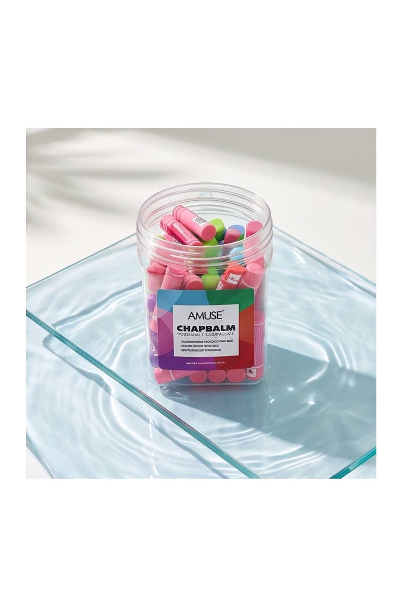 AMUSE BT-11M Chapbalm with Vitamin E & Aloe Vera - 48 pcs