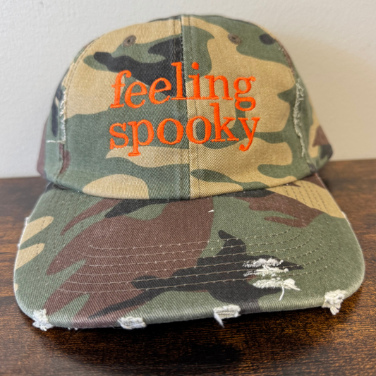 Feeling Spooky Camo Hat|8077