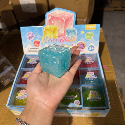 Cheese Icy Slushy Square Squishy 12/pk | A229