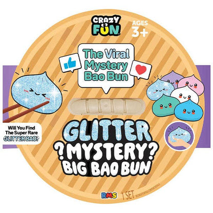 RMS® Crazy Fun™ 7" Bao Bun Mystery Squishy Rare Gltr
