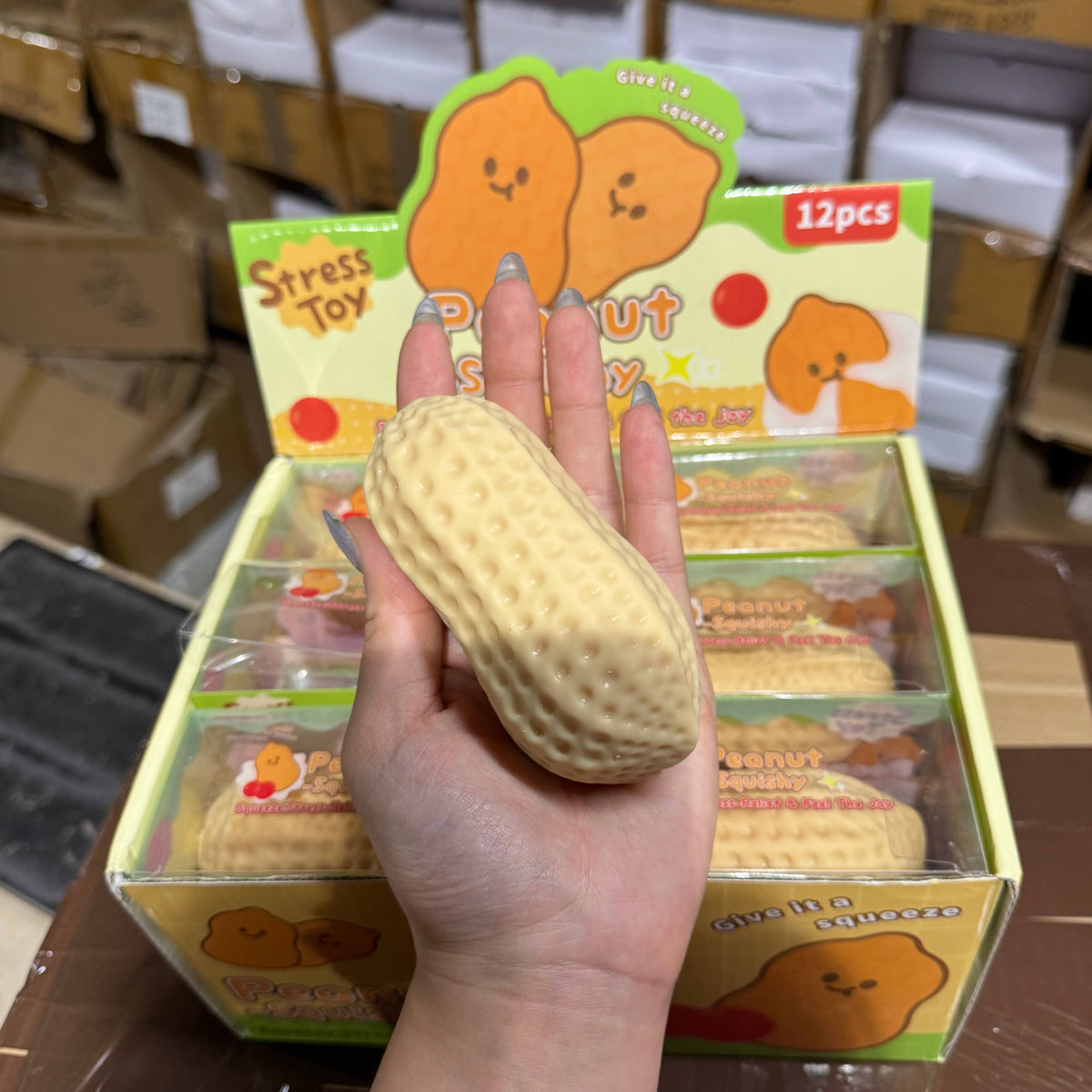 Crackling Crunchy Large Peanut Squishy | A208B