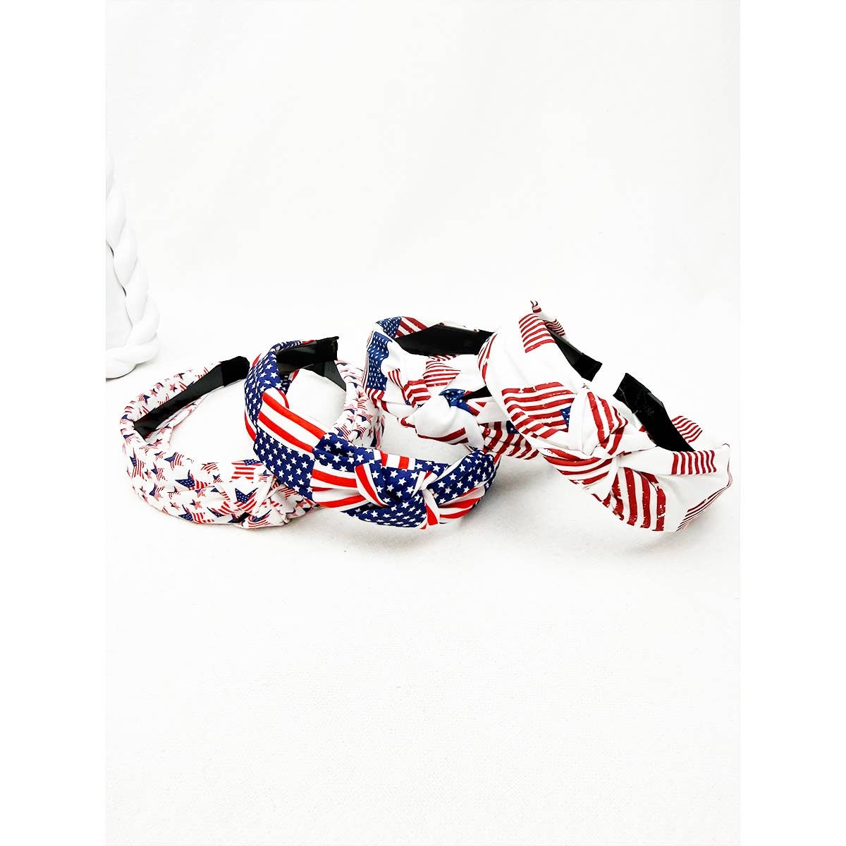 4-Kinds American Patriotic Knotted Headband