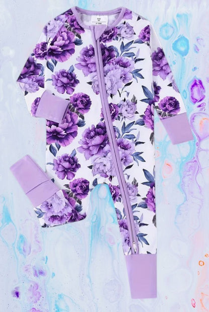 Purple Peony Bamboo Sleeper|8856