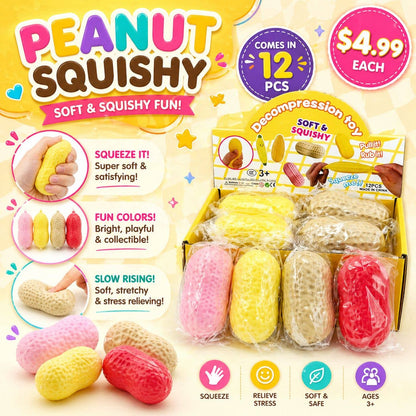 Peanut Squishy – Soft Stress Toy