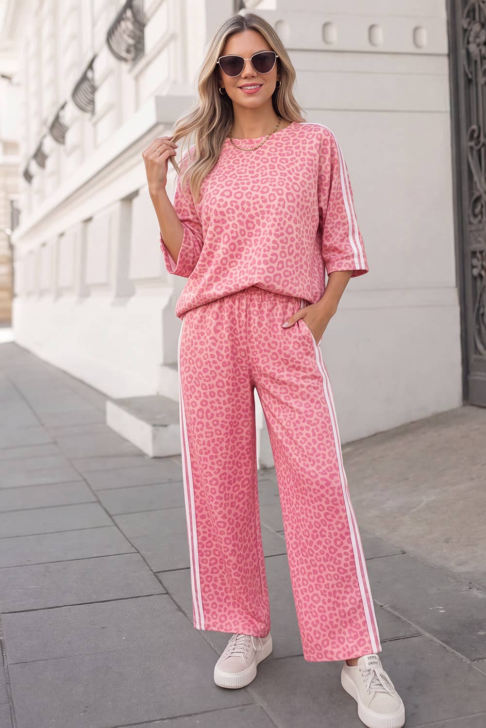 Leopard / Camo / Mallard Striped Detail Pants Set | S-4X