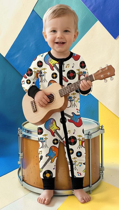 Rock Band Bamboo Infant Sleeper|9329