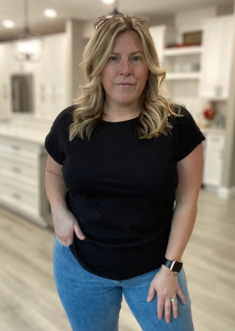 Basic Black tee|8550