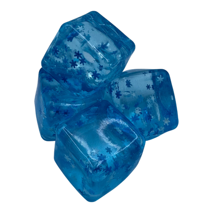 Crystal Squishy Stretch Snowflake Cubes