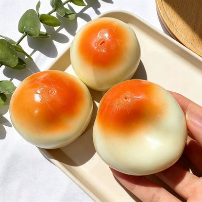 Crunchy Block-Filled Soy Milk Bun Squishy Stress Toy