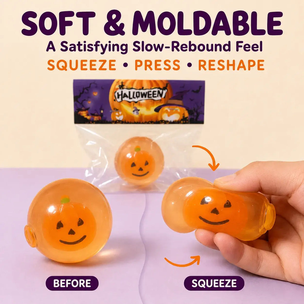 Halloween Character Squishy Ball Squishy Toy