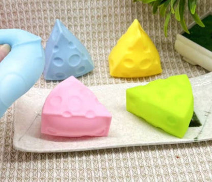 Square Cheese squishy toy Stress Relief Toy-5CM