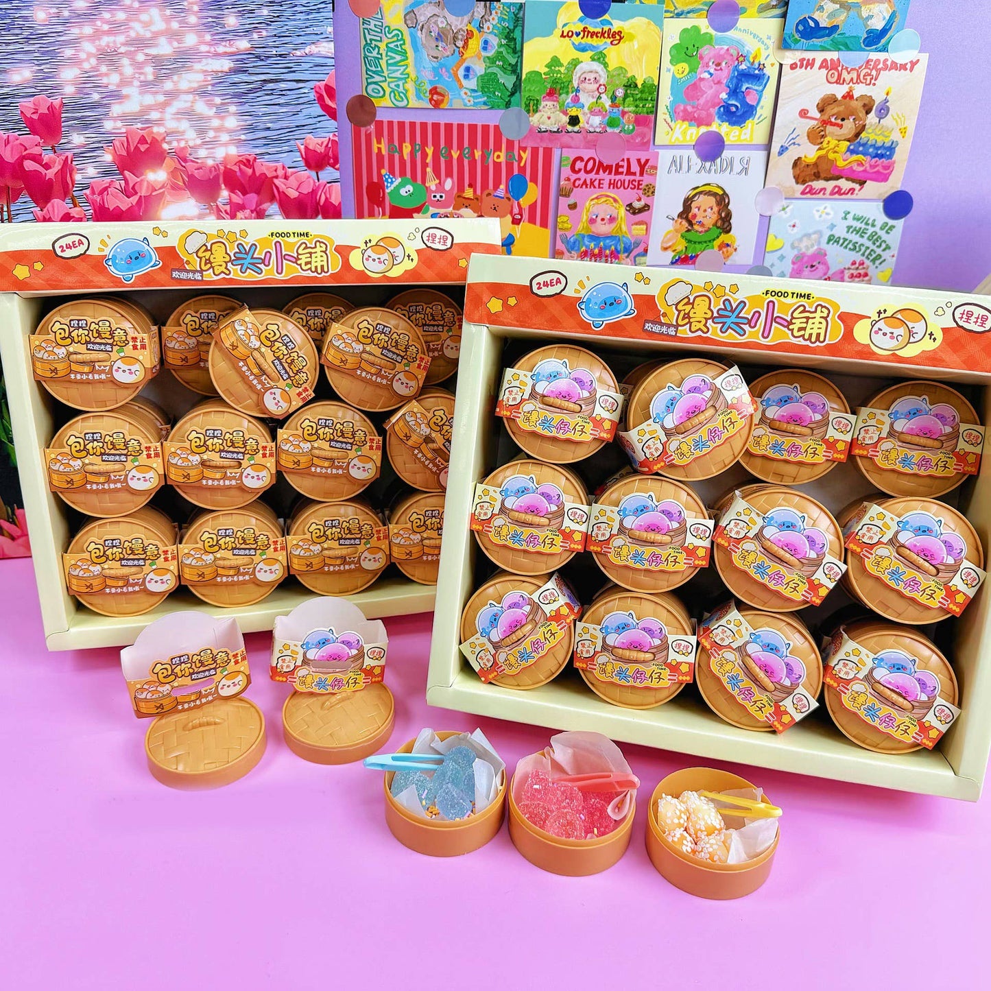Mini yummy DUMPLINGS Squishy Squeeze Toy Fidget Toy