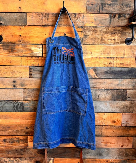 The Grillfather Denim Apron|9239