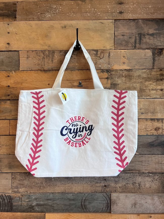 There's No Crying In Baseball Tote|9235