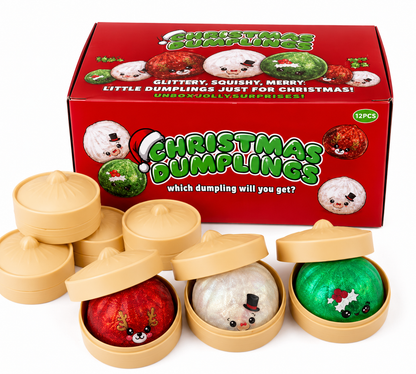 Christmas Holiday Mystery Squishy Dumpling ⛄️🎄🎅